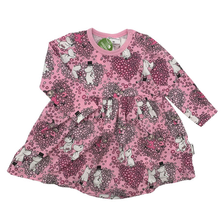 Unisex Moomin by Martinex - Trikotaažist kleit, suurus 74 - 80 - Heleroosa ()