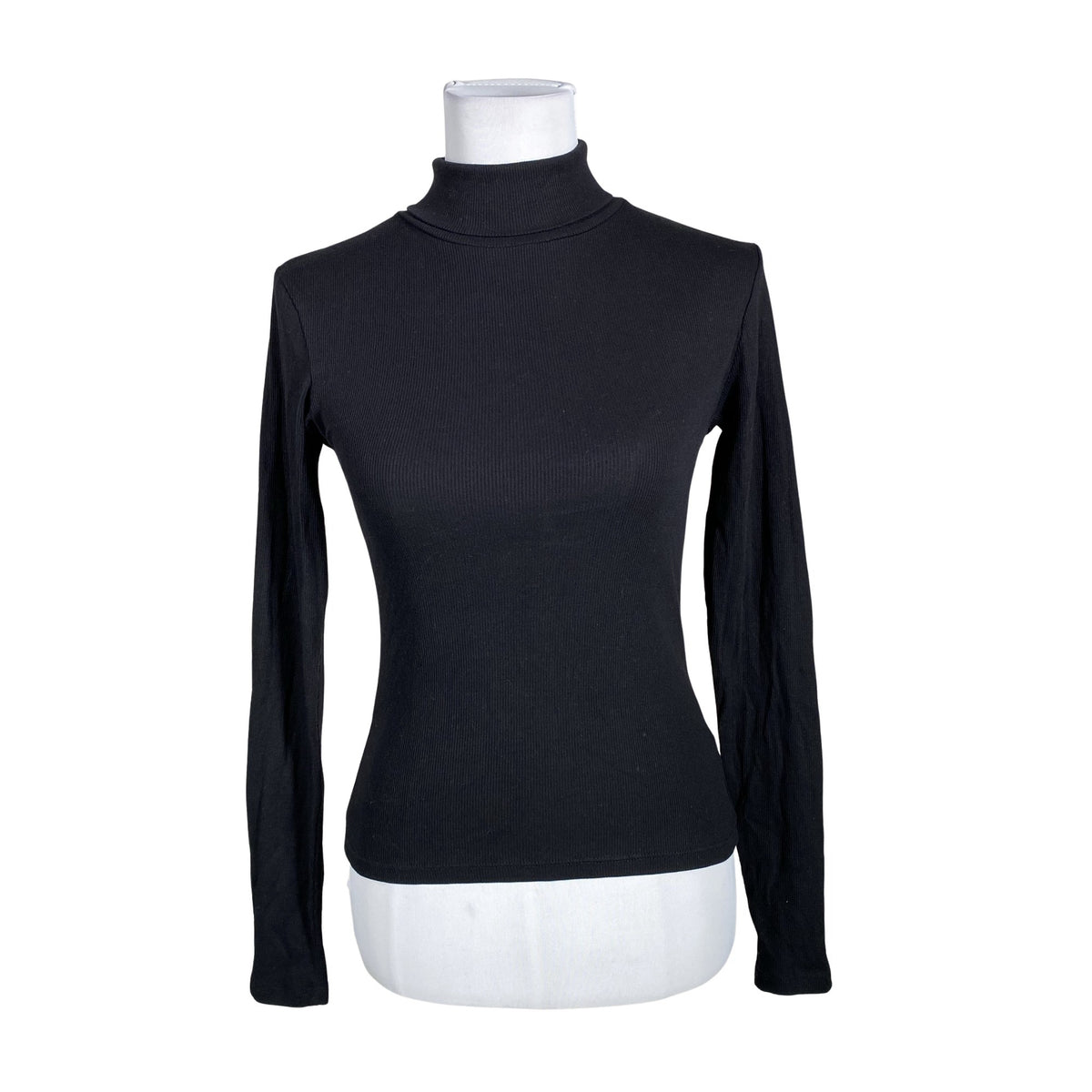 Unisex Lindex - Trikotaažist pluus, suurus 36 - Must (1)