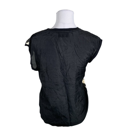 Unisex by Malene Birger - Lühikeste käistega pluus, suurus 36 - Must (2)