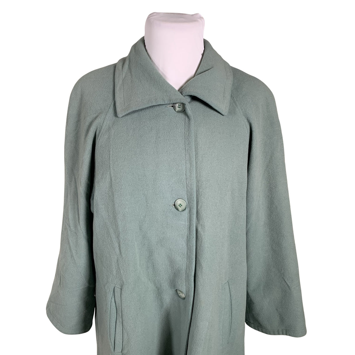 Unisex Fougstedts Tebewe - Villane mantel, suurus 44 - Roheline (3)