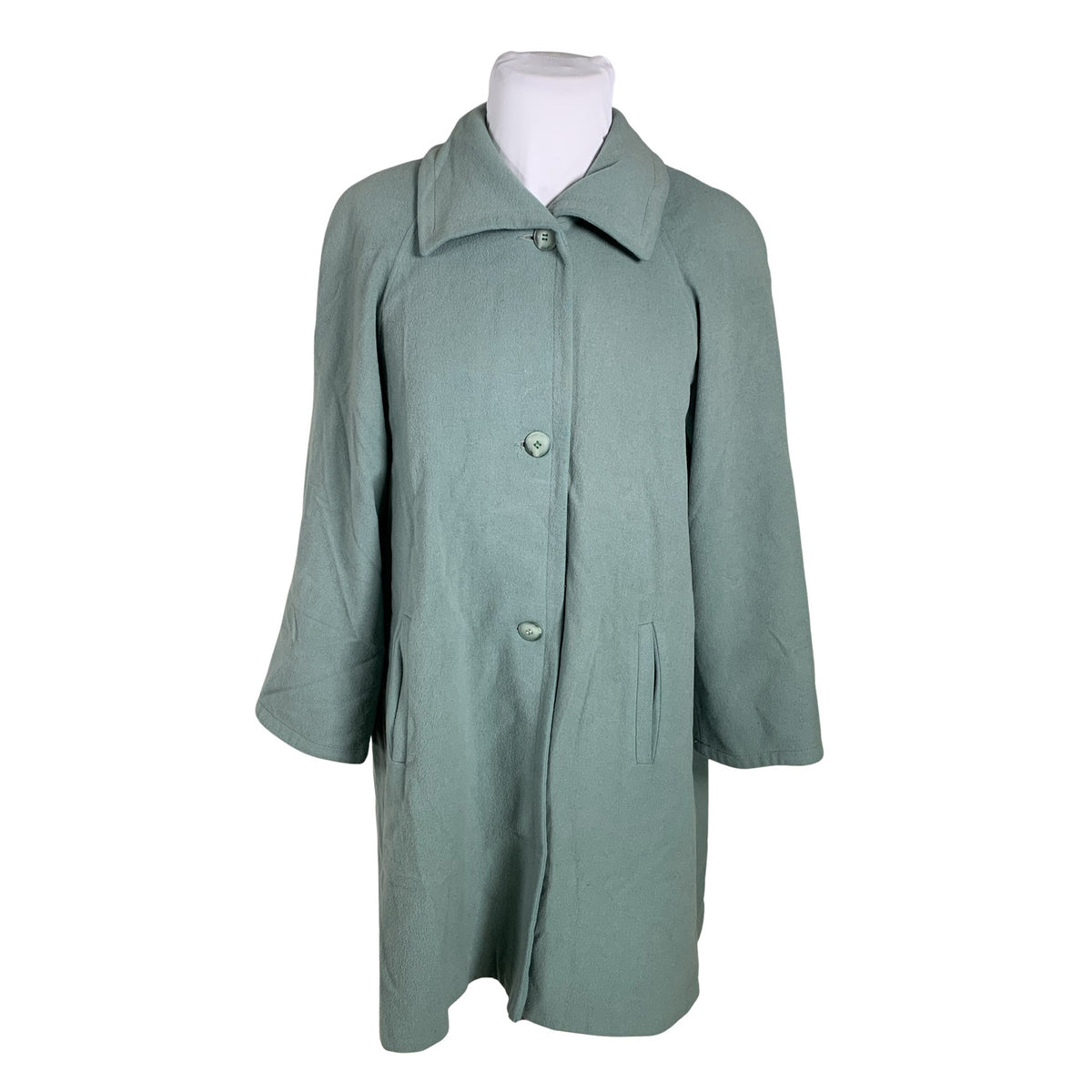 Unisex Fougstedts Tebewe - Villane mantel, suurus 44 - Roheline (1)