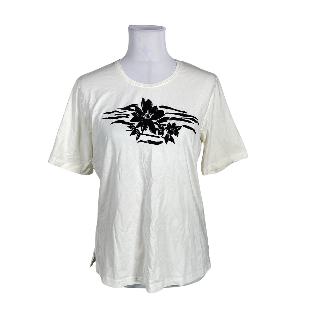 Unisex Basler - T-särk, suurus 40 - Looduslik valge (1)