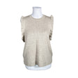 Unisex Modström - Kootud vest, suurus 38 - Beige ()