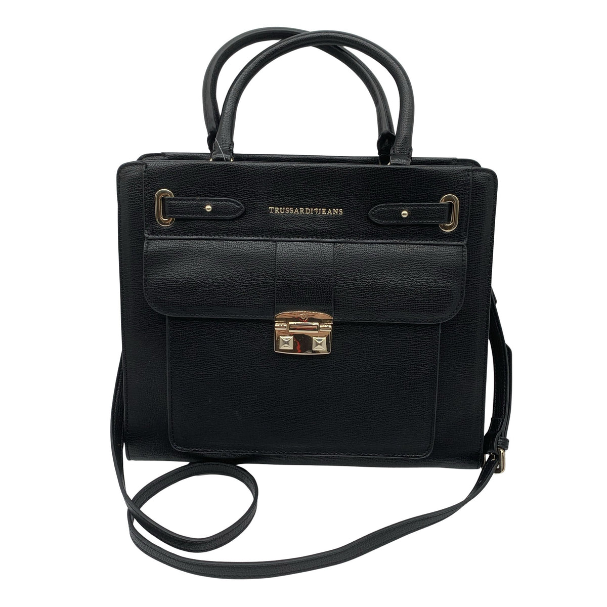 Unisex Trussardi Jeans - Käekott, suurus Midi - Must (1)