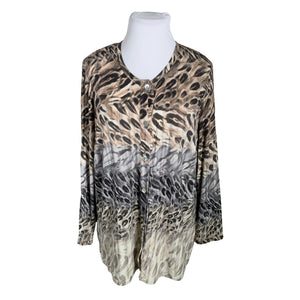 Unisex Chalou - Kardigan, suurus 46 - Pruun (1)