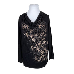 Unisex Samoon - Trikotaažist pluus, suurus 46 - Must (1)