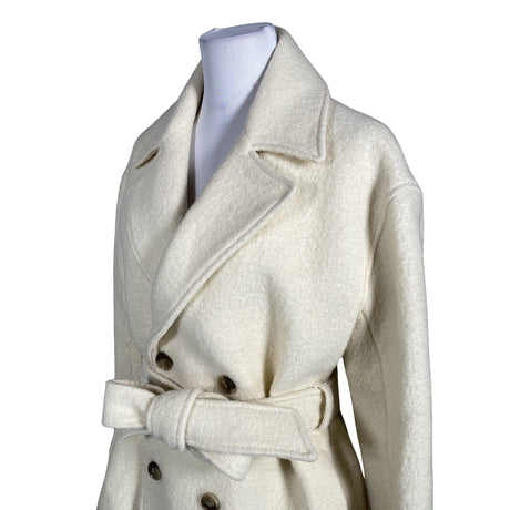 Unisex Filippa K. - Villane mantel, suurus 38 - Looduslik valge (2)