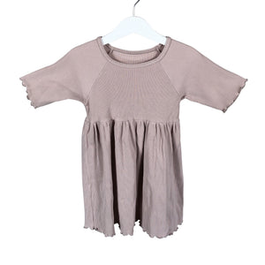Unisex ihana - Trikotaažist kleit, suurus 98 - 104 - Heleroosa (1)