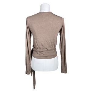 Unisex Kaiko - Trikotaažist pluus, suurus 36 - Pruun (2)