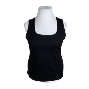 Unisex Nanso - Trikotaažist topp, suurus 44 - Must (1)