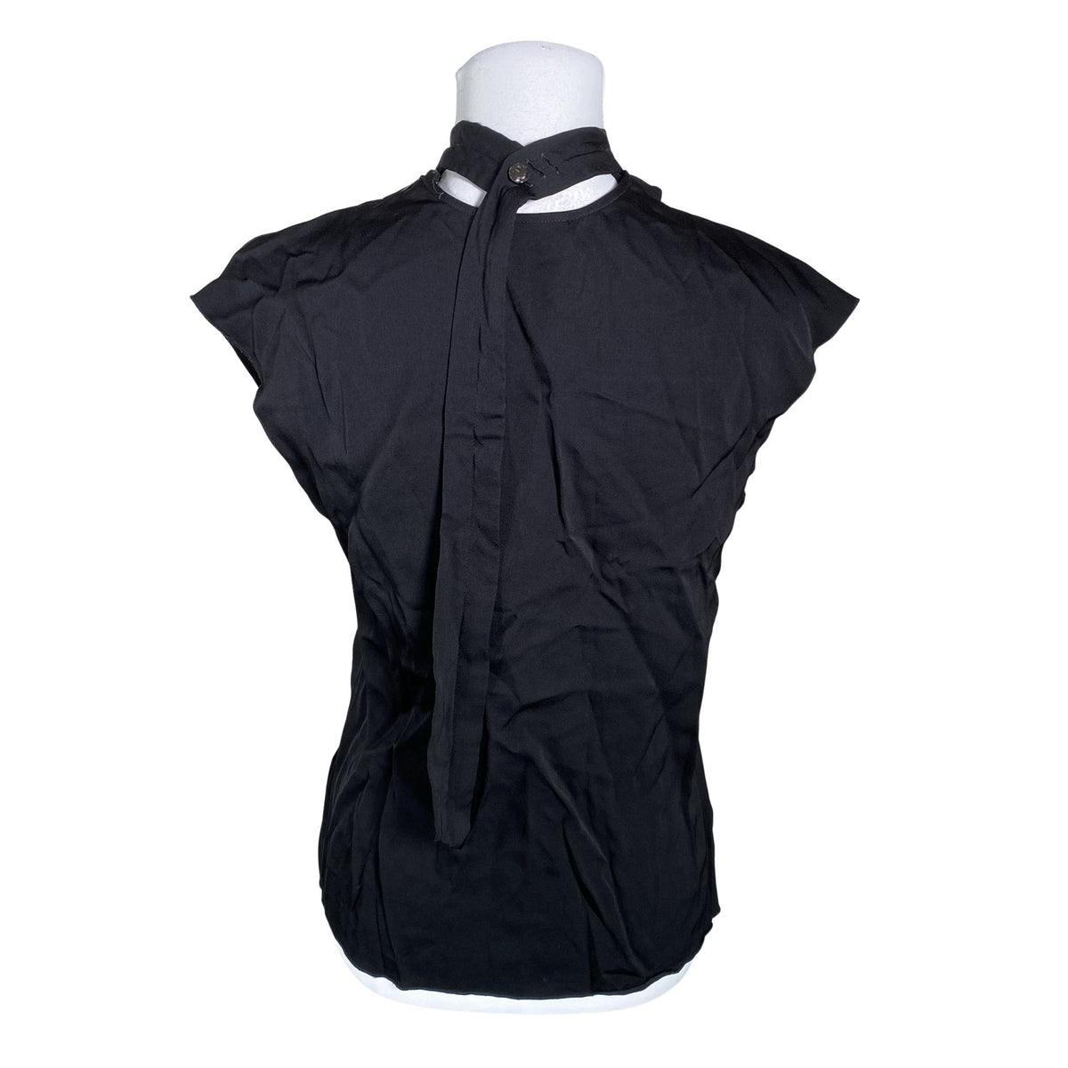 Unisex Calvin Klein - Lühikeste käistega pluus, suurus 40 - Must (2)