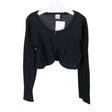Unisex Lindex - Kardigan, suurus 134 - 140 - Must ()