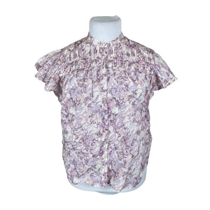 Unisex Hugo Boss - Lühikeste käistega pluus, suurus 42 - Lilla (1)