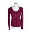 Unisex Marc Aurel - Kardigan, suurus 36 - Veinipunane ()