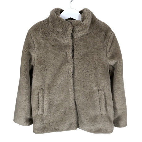 Unisex Name It - Kunstkarusnahast mantel, suurus 122 - 128 - Pruun ()