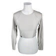 Unisex Alphalete - Spordisärk, pikad käised, suurus 36 - Hall ()