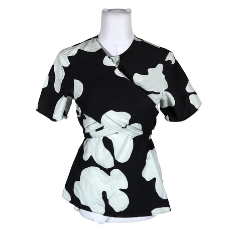 Unisex Marimekko - Lühikeste käistega pluus, suurus 38 - Hall ()
