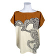 Unisex Esprit - Lühikeste käistega pluus, suurus 38 - Pruun ()
