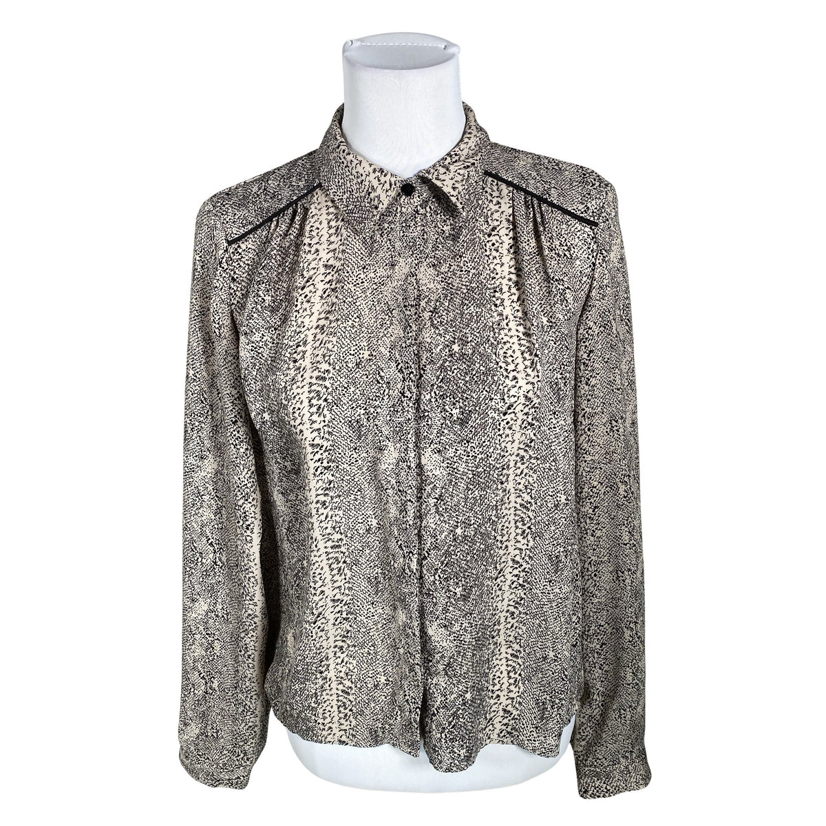 Unisex Ichi - Pluus, suurus 38 - Pruun (1)