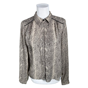Unisex Ichi - Pluus, suurus 38 - Pruun (1)