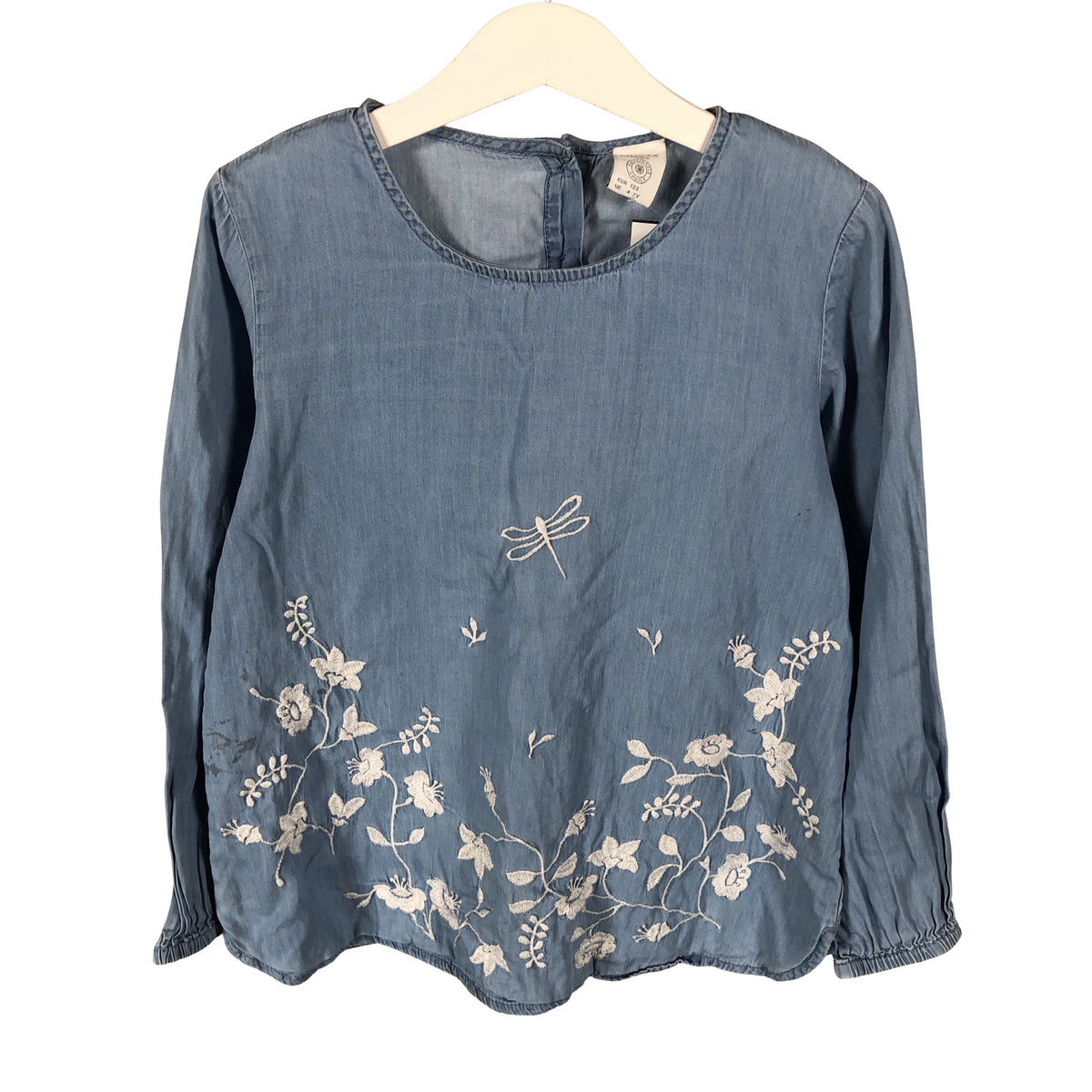 Unisex Lindex - Pluus, suurus 116 - 122 - Helesinine (1)