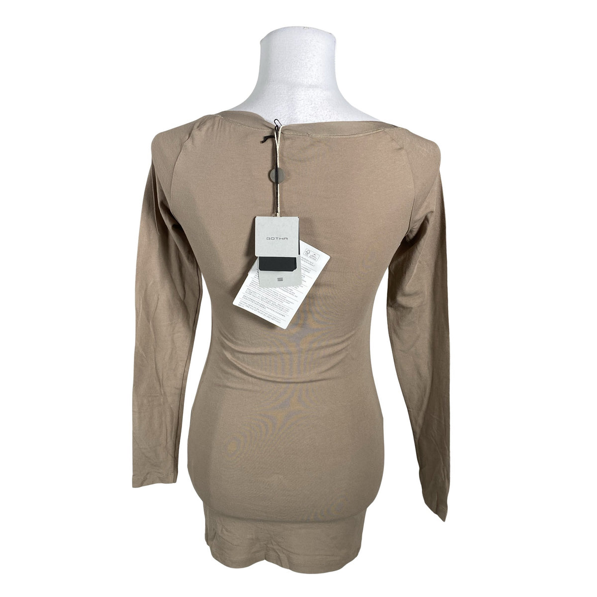 Unisex Gotha - Trikotaažist pluus, suurus 34 - Pruun (2)