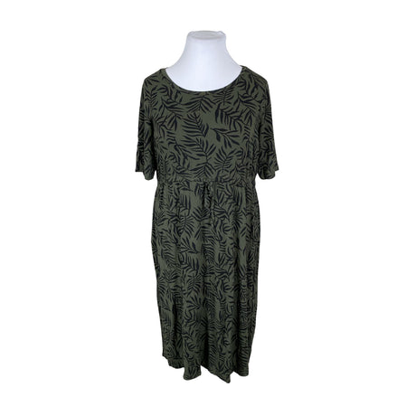 Unisex Zizzi - Trikotaažist kleit, suurus 42 - Roheline ()