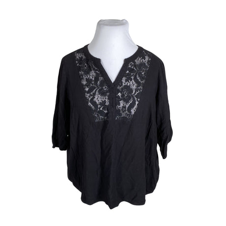 Unisex Zizzi - Trikotaažist pluus, suurus 48 - Must ()