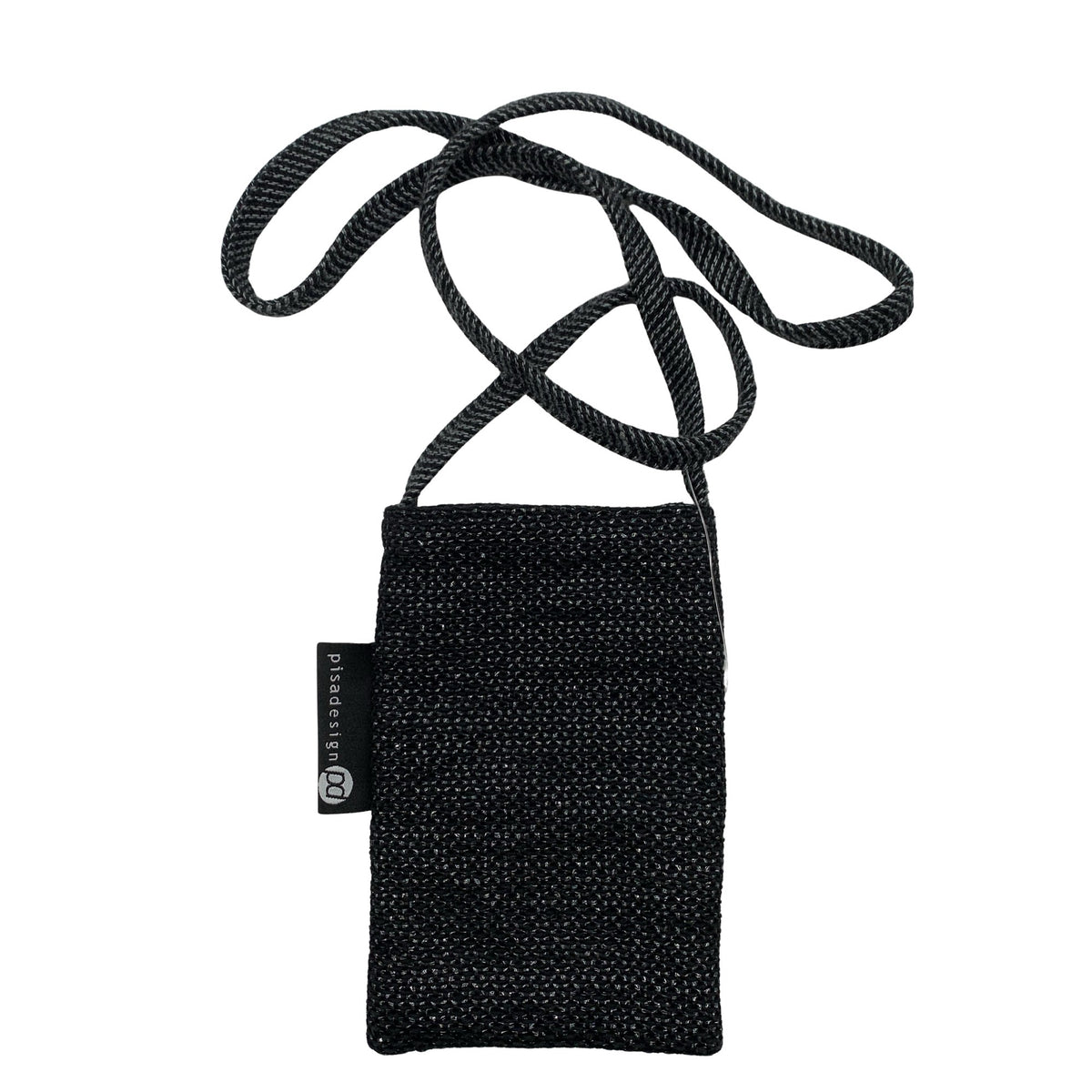 Unisex Pisa Design - Õlakott, suurus Mini - Must (1)