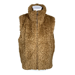 Unisex COS - Kunstkarusnahast vest, suurus 40 - Pruun (1)