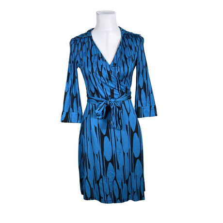 Unisex Diane von Furstenberg - Trikotaažist kleit, suurus 36 - Sinine ()