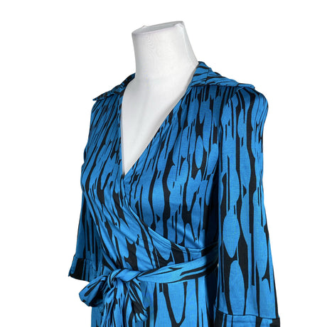 Unisex Diane von Furstenberg - Trikotaažist kleit, suurus 36 - Sinine (2)