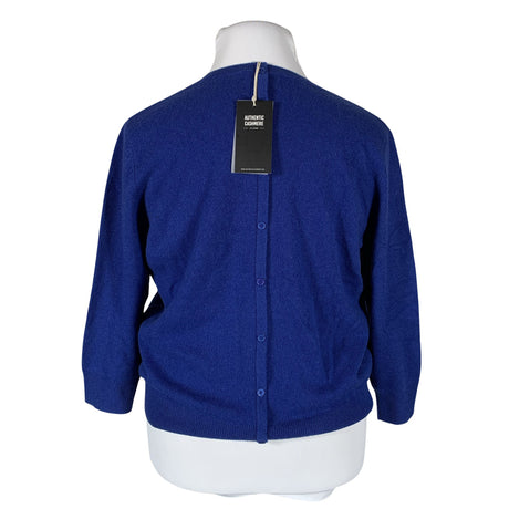 Unisex Authentic Cashmere - Kampsun, suurus 42 - Sinine (2)