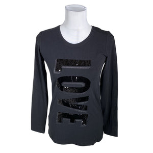 Unisex Mos Mosh - Trikotaažist pluus, suurus 38 - Must (1)