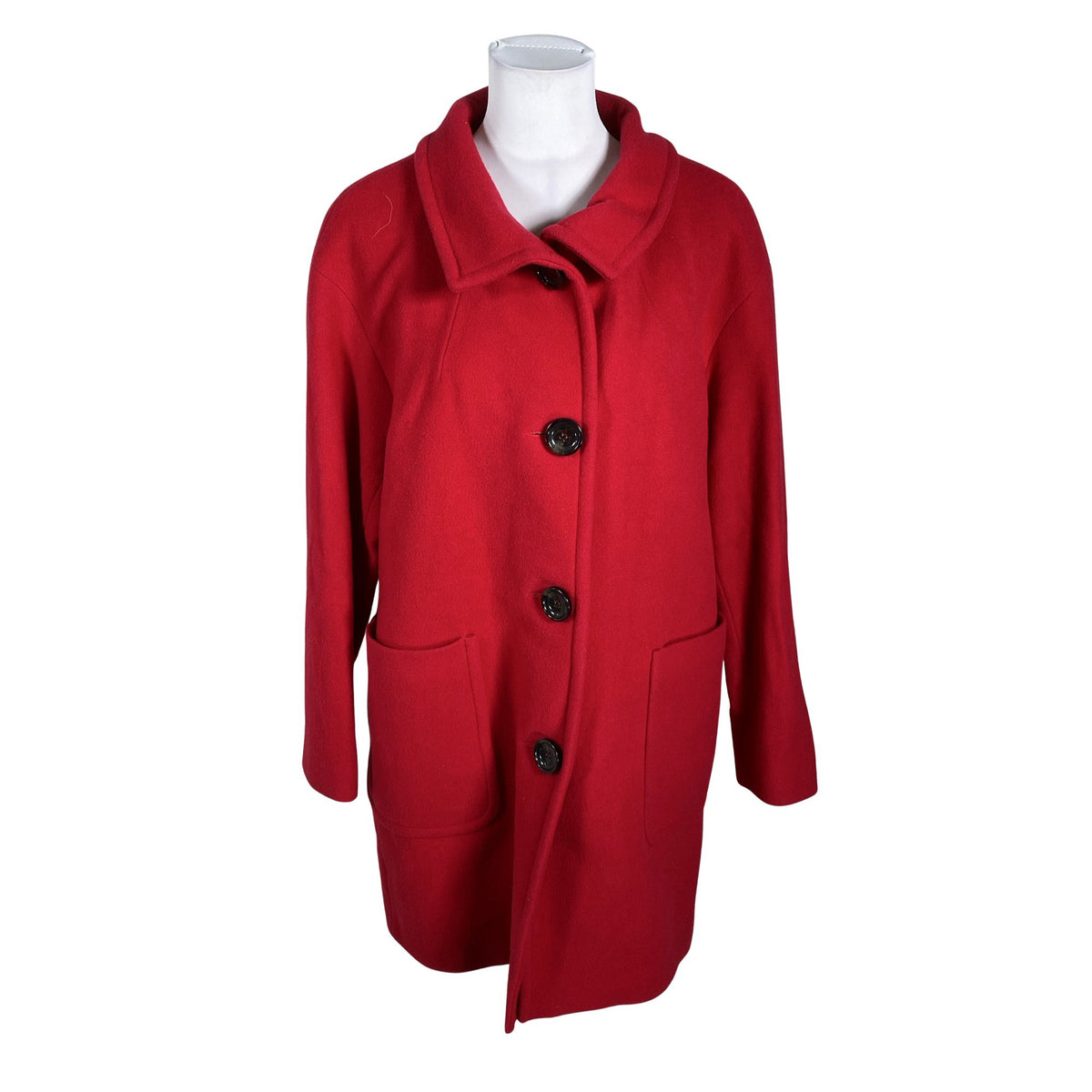Unisex Ecceteera - Villane mantel, suurus 40 - Punane (1)