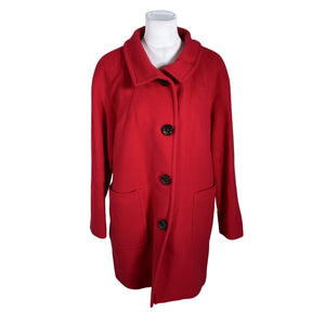 Unisex Ecceteera - Villane mantel, suurus 40 - Punane (1)