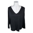 Unisex Lindex - Trikotaažist pluus, suurus 40 - Must ()