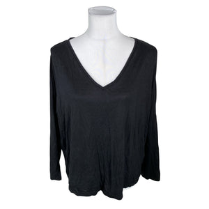 Unisex Lindex - Trikotaažist pluus, suurus 40 - Must (1)