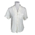 Unisex Elton - Lühikeste käistega pluus, suurus 40 - Valge ()