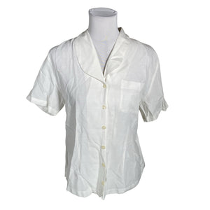 Unisex Elton - Lühikeste käistega pluus, suurus 40 - Valge (1)