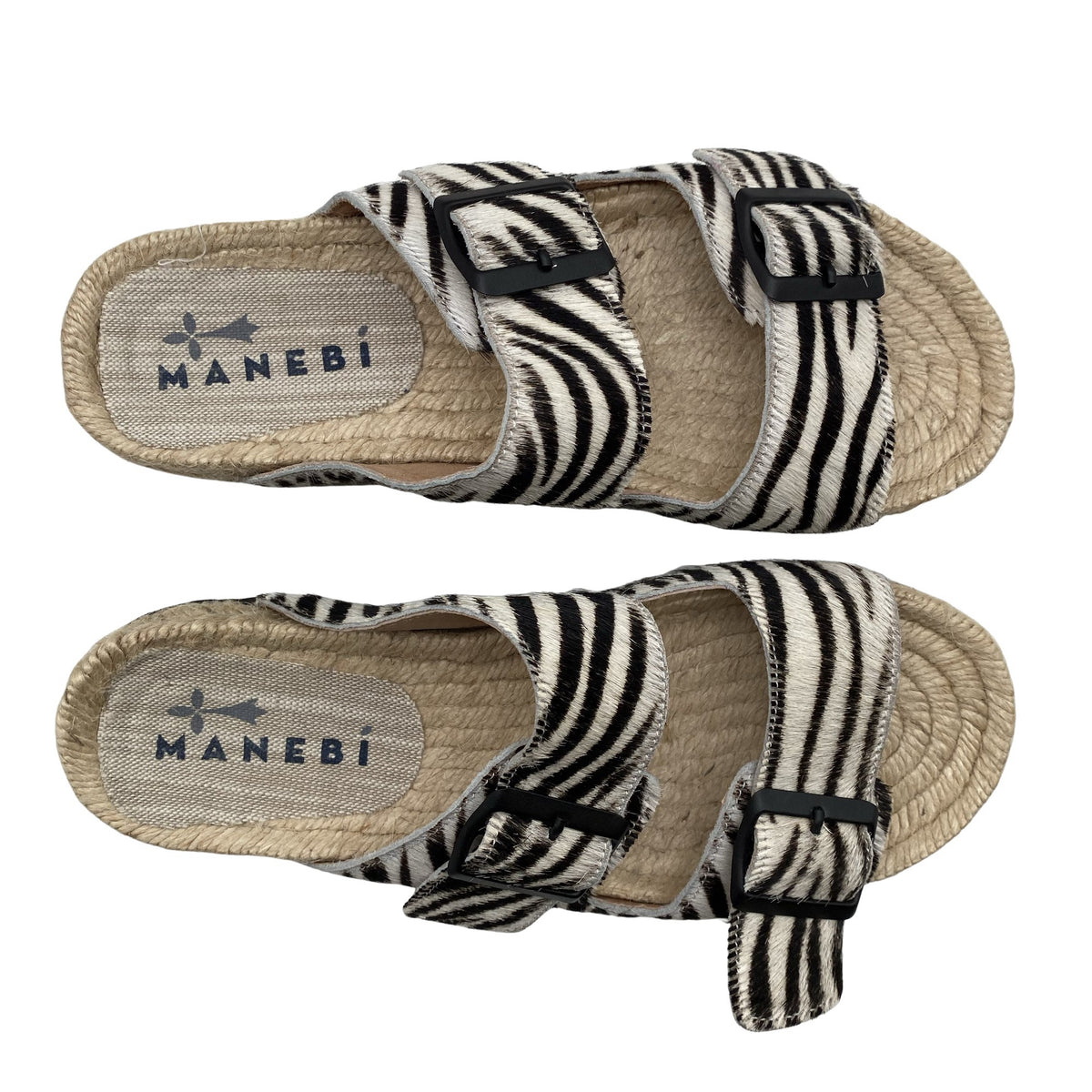 Unisex Manebi - Rihmikud, suurus 37 - Must (1)