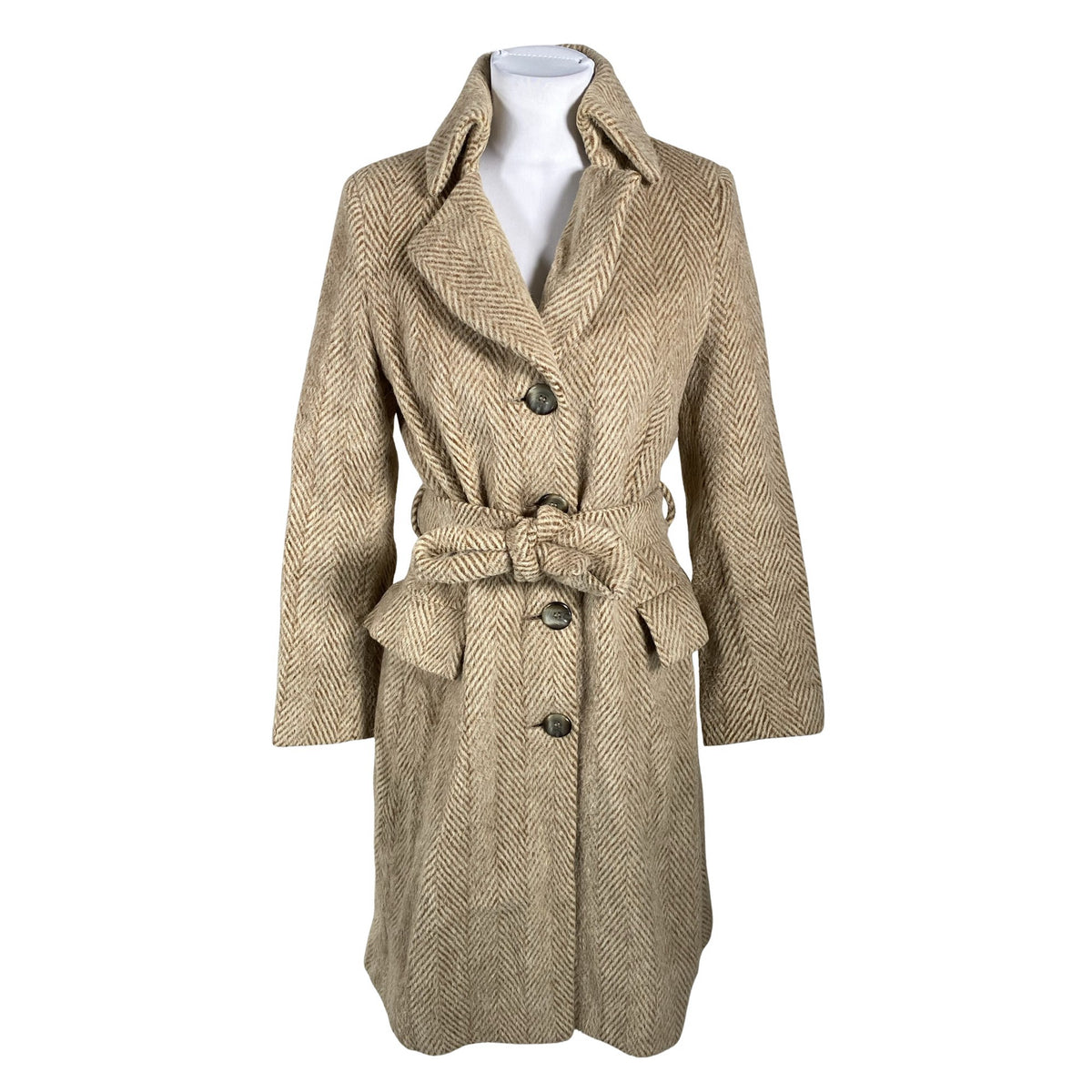Unisex Ivo Nikkolo - Villane mantel, suurus 38 - Beige (1)
