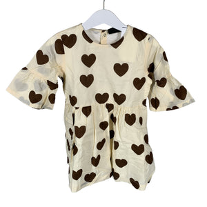 Unisex Mini Rodini - Mitteveniv kleit, suurus 92 - 98 - Kollane (1)