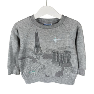Unisex Jacadi - Dressikangast pluus, suurus 92 - 98 - Hall (1)