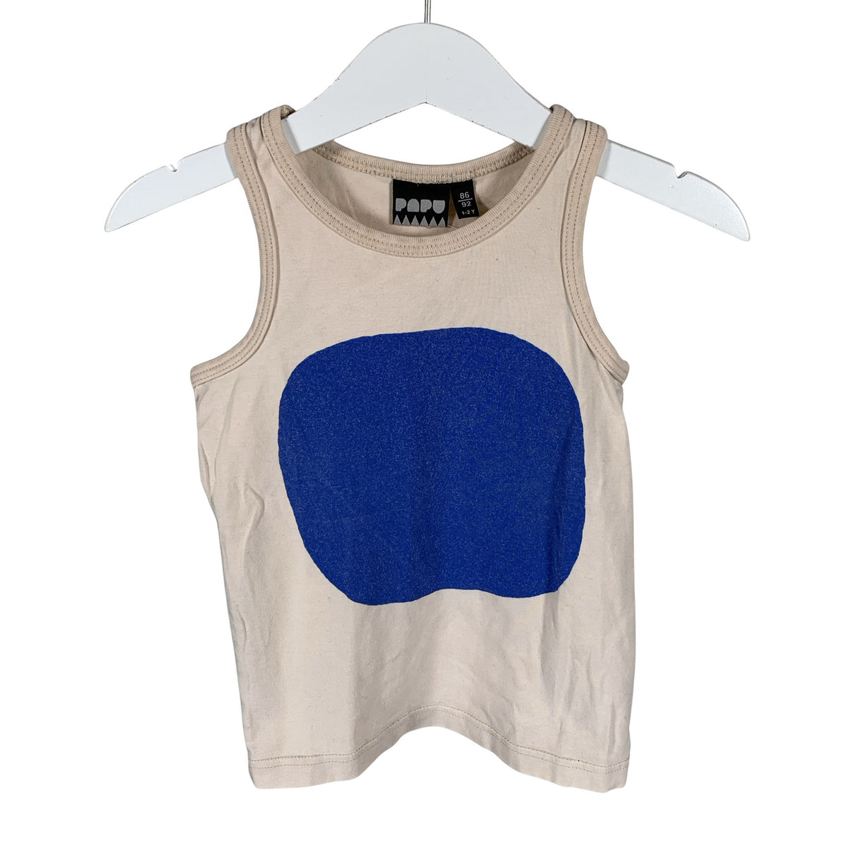 Unisex POMPdeLUX - Trikotaažist topp, suurus 86 - 92 - Beige (1)