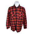 Unisex Blåkläder - Flanellsärk, suurus XXXL - Punane ()