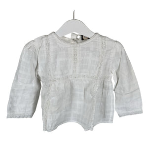 Unisex Cyrillus - Pluus, suurus 92 - 98 - Valge (1)