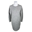 Unisex Alpaka - Kootud kleit, suurus 34 - Hall ()