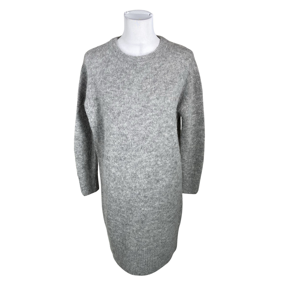 Unisex Alpaka - Kootud kleit, suurus 34 - Hall (1)