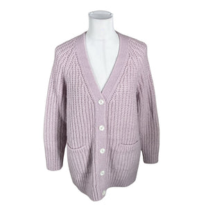 Unisex Alpaka - Kardigan, suurus 34 - Lilla (1)